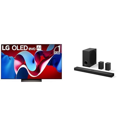LG 42-Inch Class OLED evo C4 Series Smart TV 4K Processor Flat Screen with Magic Remote AI-Powered with Alexa Built-in (OLED42C4PUA, 2024)
