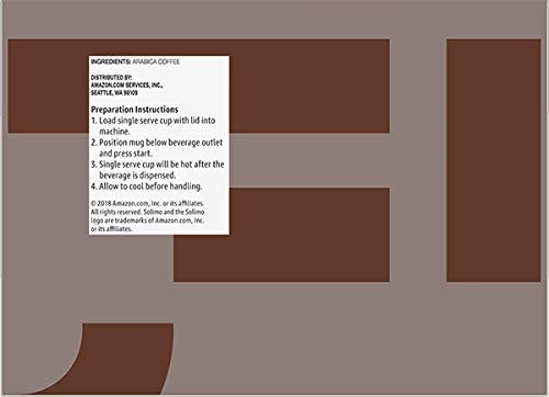Amazon Brand - Solimo Dark Roast Coffee Pods, Compatible with Keurig 2.0 K-Cup Brewers 100 Count(Pack of 1)