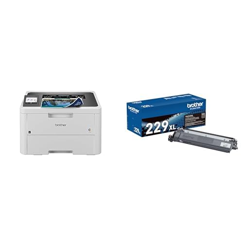 Brother HL-L3280CDW Wireless Compact Digital Color Printer with Laser Quality Output, Duplex, Mobile Printing & Ethernet | Includes 2 Month Refresh Subscription Trial¹,Works with Alexa