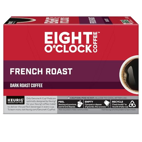 Eight O'Clock Coffee The Original, Single-Serve Keurig K-Cup Pods, Medium Roast Coffee Pods, 72 Count
