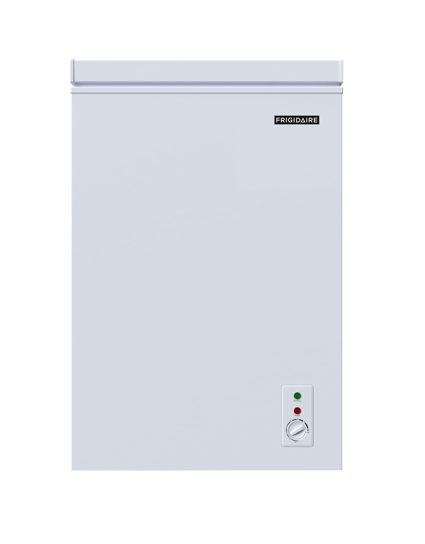 FRIGIDAIRE EFRF7003-BLACK Chest Deep Freezer, 7 Cu. Ft, Black Adjustable Thermostat-Removable Vinyl Coated Wire Basket-Easy Defrost Drain
