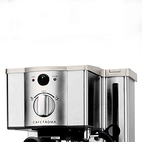 Breville ESP8XL Cafe Roma Stainless Espresso Maker, 9x9x12, Silver