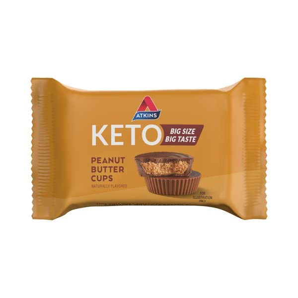 Atkins Caramel Almond Clusters, Gluten Free, High in Fiber, 1g Sugar, 2g Net Carb, Keto Friendly, 20 Count