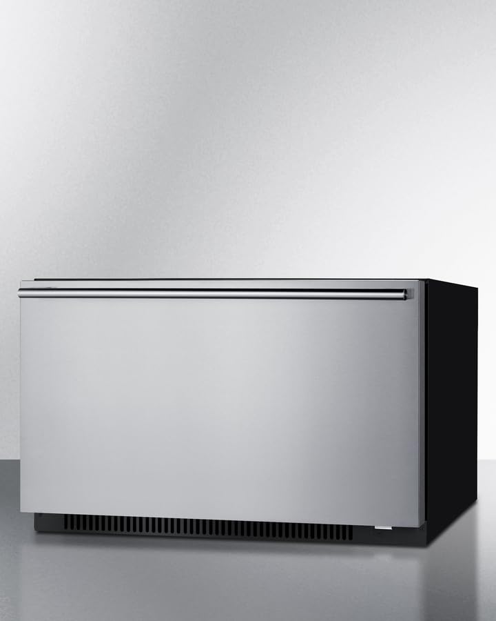 Summit Appliance SPHC30 30-Inch Wide Convertible Drawer Refrigerator/Warming Cabinet - Panel-Ready Drawer Front (Panel Ready Not Included); Commercially Approved; Weatherproof; CARB Compliant