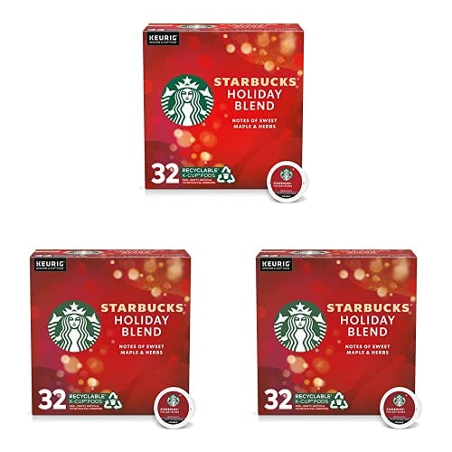 Starbucks K-Cup Coffee Pods, Medium Roast Hot or Iced Coffee, Pike Place Roast, 96 Keurig Pods