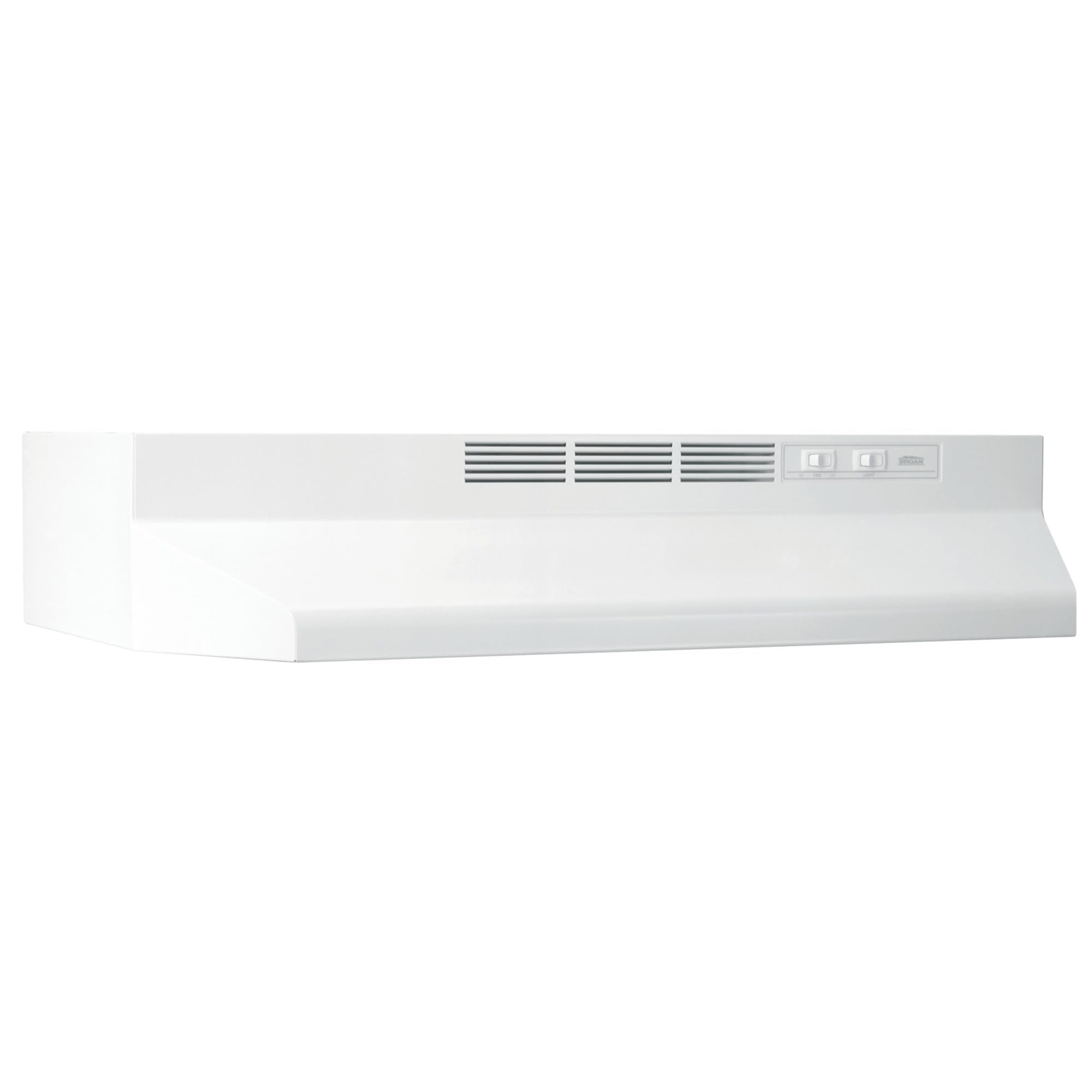 Broan-NuTone 413001 Non-Ducted Ductless Range Hood with Lights Exhaust Fan for Under Cabinet, 30-Inch, White