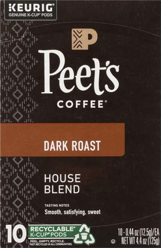Peet's Coffee, Dark Roast Keurig K-Cup Pods - Major Dickason's Blend 75 Count (1 Box of 75 Pods)