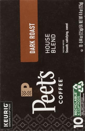 Peet's Coffee, Dark Roast Keurig K-Cup Pods - Major Dickason's Blend 75 Count (1 Box of 75 Pods)