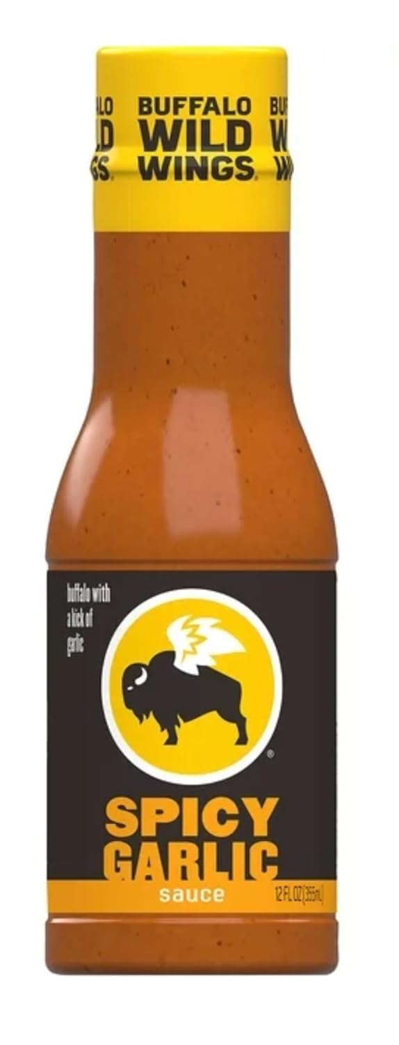 Buffalo Wild Spicy Garlic Sauce - Pack of 2 - Perfect on Anything - Elevate Your Sauce Game - Delicious Classic Flavors that People Love