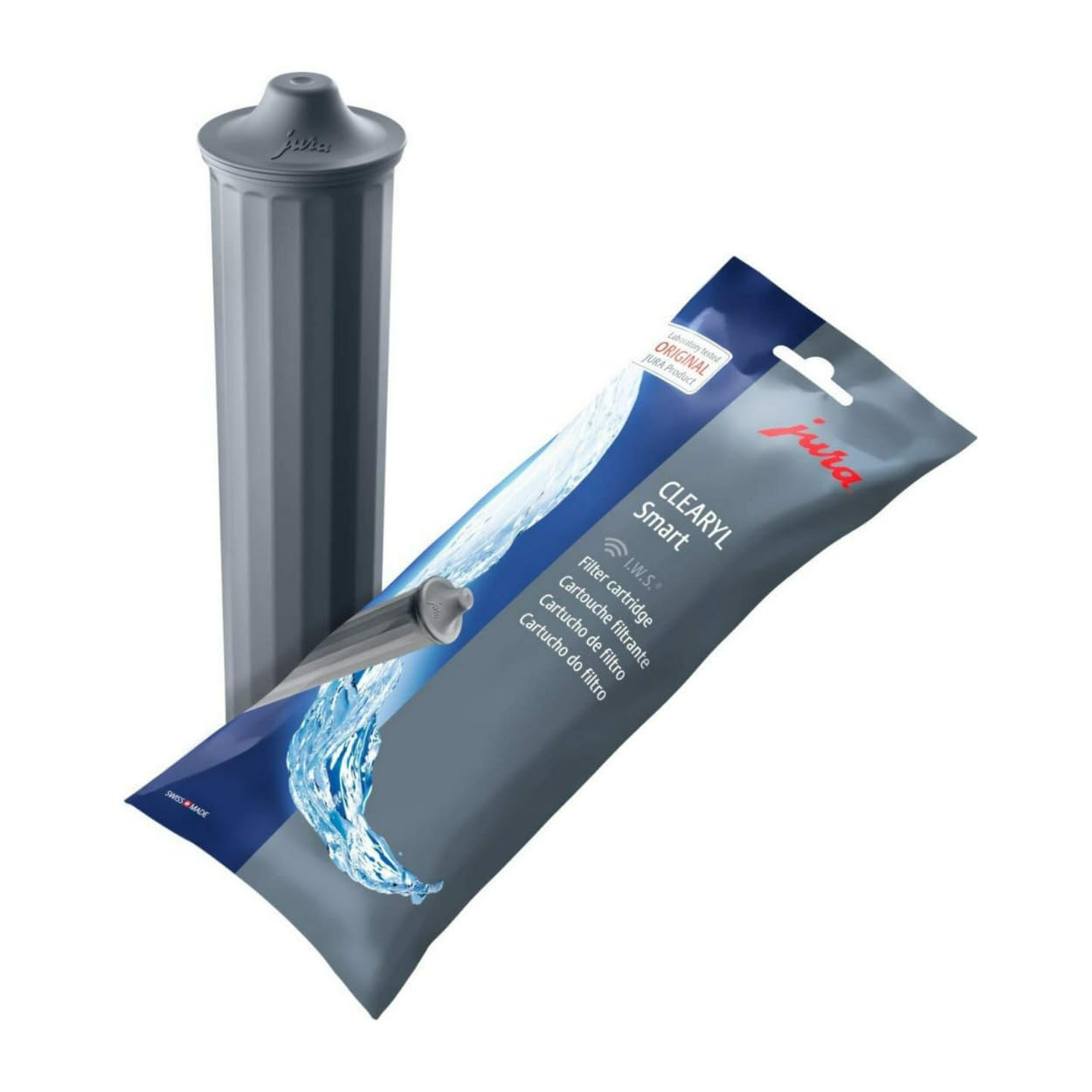 Jura ENA 4 Metropolitan Black Espresso Machine Bundle 3-Phase Cleaning Tablets Clearyl Smart+ Filter Cartridge Water Stabilizer (2-Pack) (4 Items)