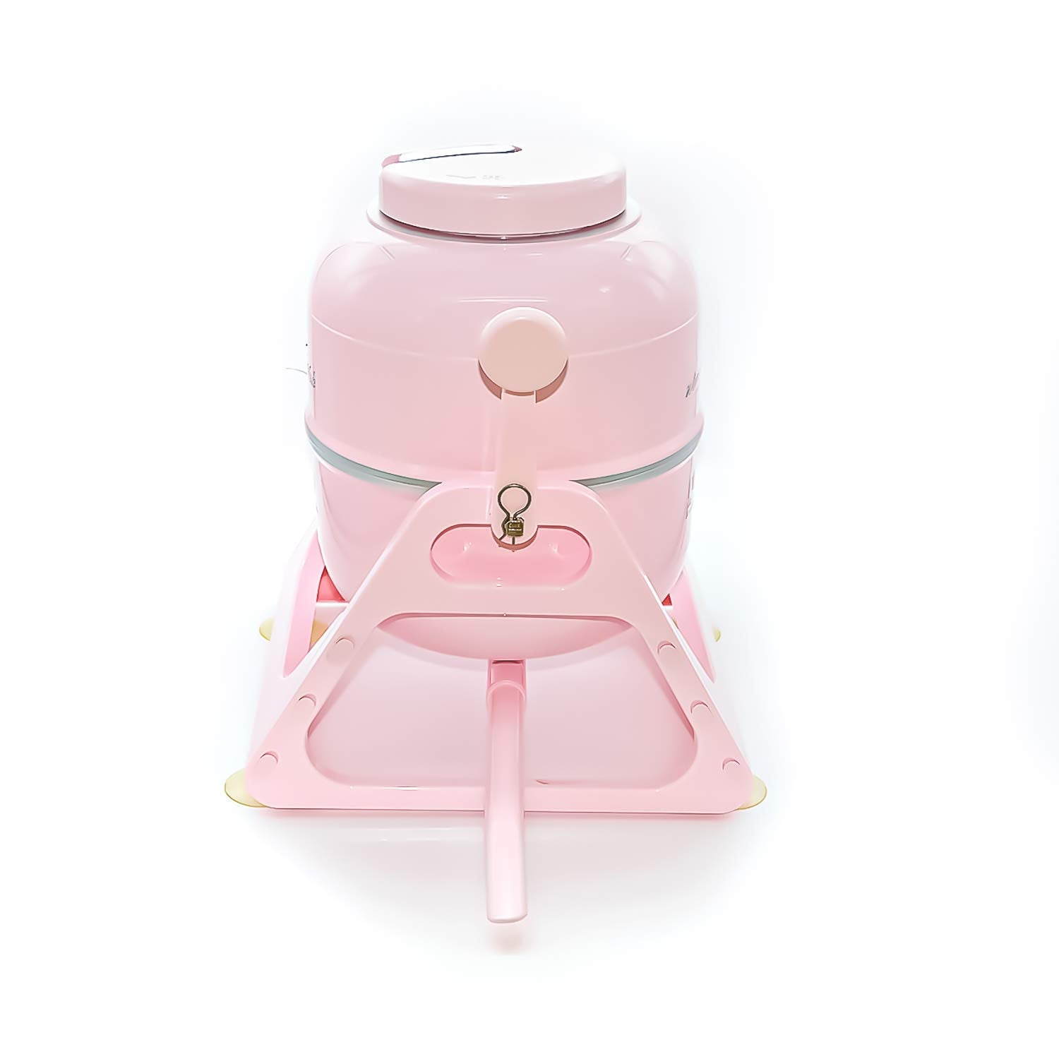WonderWash Portable Washing Machine for Apartment & Tiny Spaces - Manual Hand Clothes Washer with Retro Design - Clean Laundry Anywhere with Our Countertop, Non-Electric, Small Washer (Transparent)