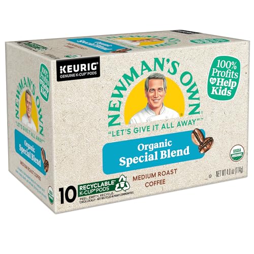 Newman's Own Organics Special Blend Keurig Single-Serve K-Cup Pods, Medium Roast Coffee, 96 Count