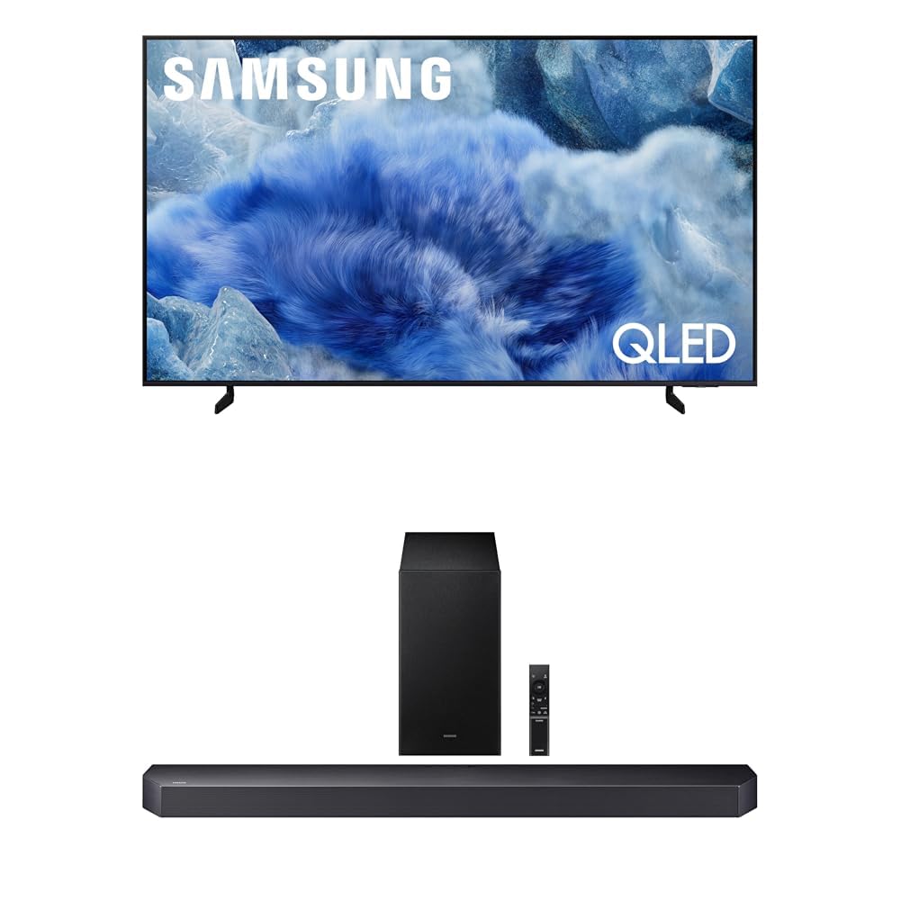 Samsung 32-Inch Class QLED Q8F 4K UHD Smart TV (2025 Model) Q4 AI Processor, 100% Color Volume with Quantum Dot, AirSlim Design, Endless Free Content, Samsung Vision AI, Alexa Built-in