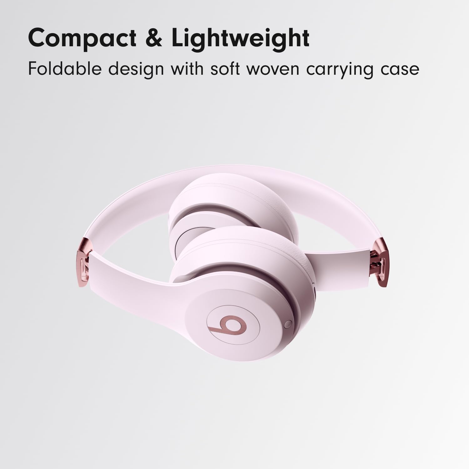 Beats Solo 4 - Wireless On-Ear Bluetooth Headphones, Up to 50-Hour Battery Life, Ultra-Lightweight Comfort, Powerful and Balanced Sound, Apple & Android Compatible - Matte Black