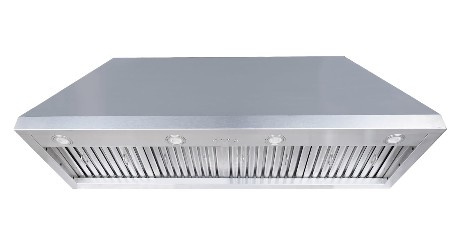 CT Copper Tailor Built-in Range Hood Insert Vent 48 Inch, 1150 CFM with 4-Speed Fan, LED Light, Dishwasher-safe Baffle Filter,Stainless Steel