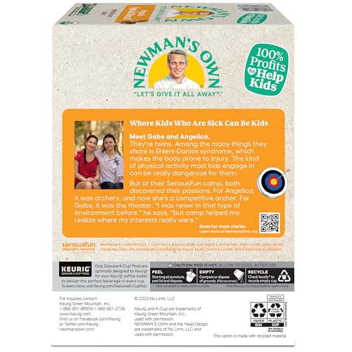 Newman's Own Organics Special Blend Keurig Single-Serve K-Cup Pods, Medium Roast Coffee, 96 Count