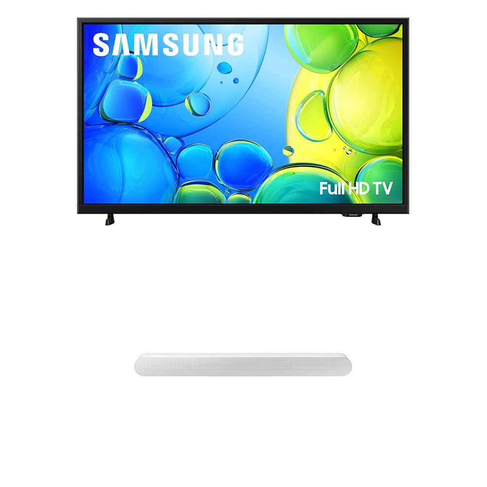 SAMSUNG 32-Inch Class Full HD F6000 Smart TV (2025 Model) HDR, Object Tracking Sound Lite, Knox Security, One UI Tizen, Smart TV