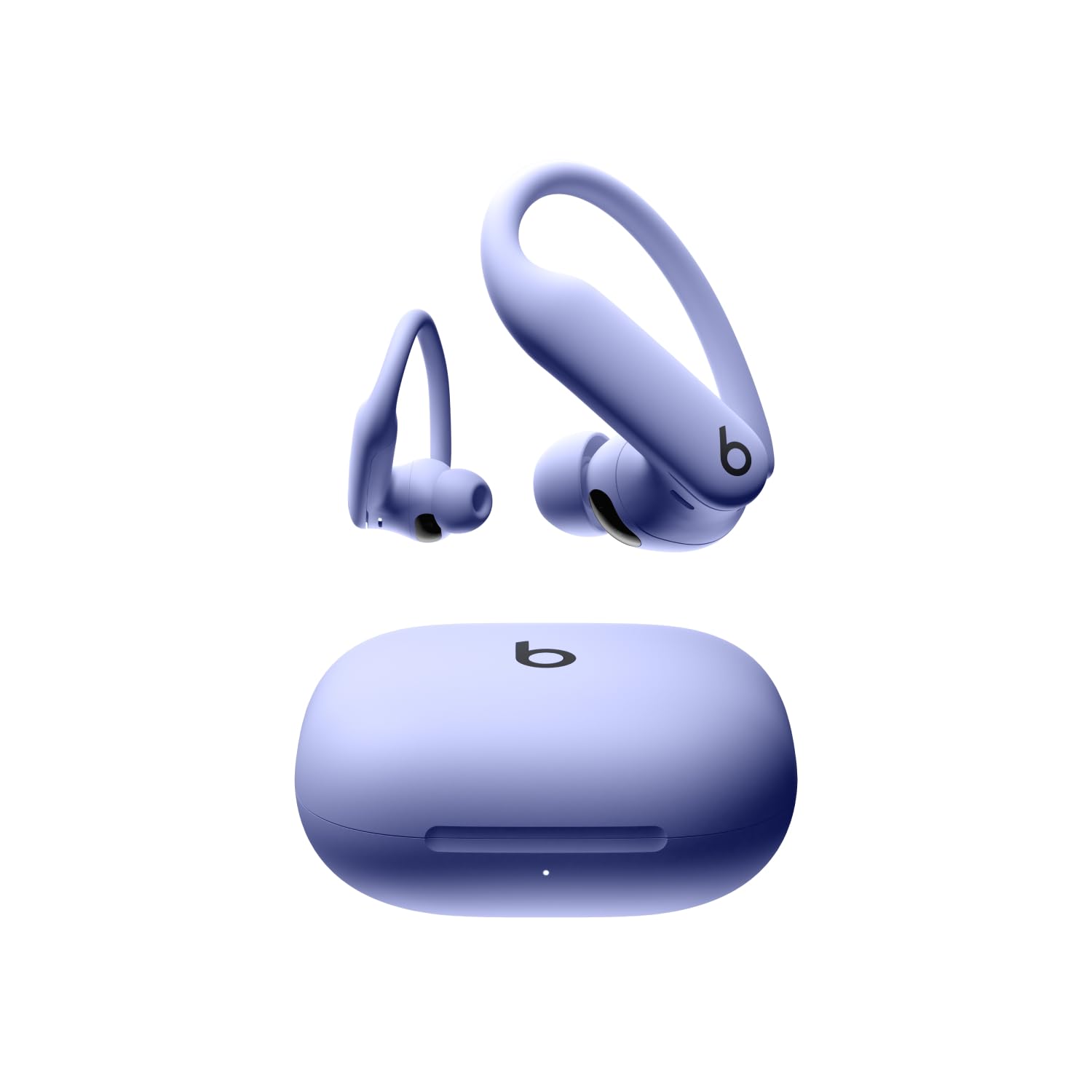 Beats Powerbeats Pro 2 - Wireless Noise Cancelling Workout Earbuds with Secure- Fit Earhooks, Up to 45-Hour Battery with Charging Case, Sweat & Water Resistant, Heart Rate Monitoring - Jet Black