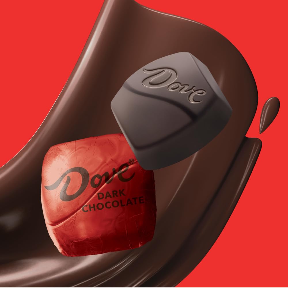 DOVE PROMISES Milk Chocolate Candy Individually Wrapped Bulk Pack (38.09 oz, 136 Piece) Bag
