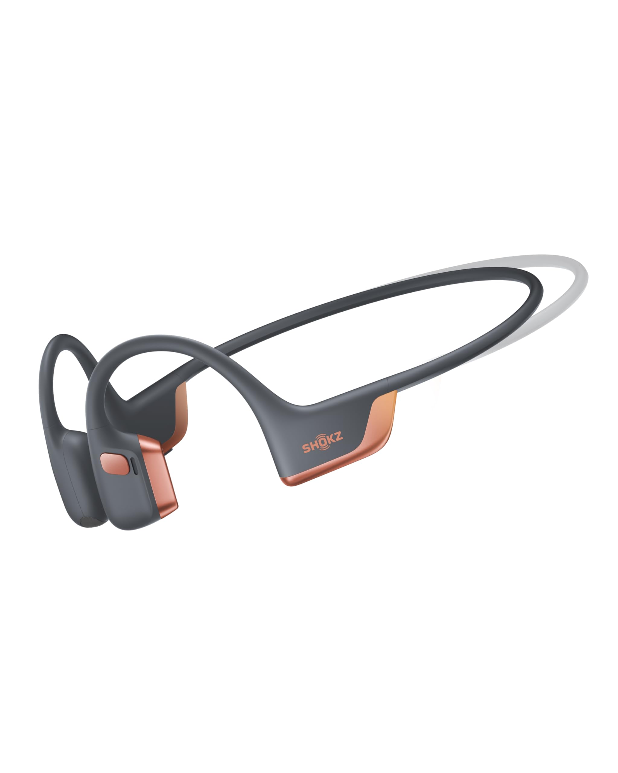 SHOKZ New OpenRun Pro 2- Bone Conduction Headphones, Open-Ear Bluetooth Wireless Sport Earphones for Running, Workouts - Sweat Resistant, Secure Comfortable Fit -Deep Bass, Smart Mic, Reflective Strip