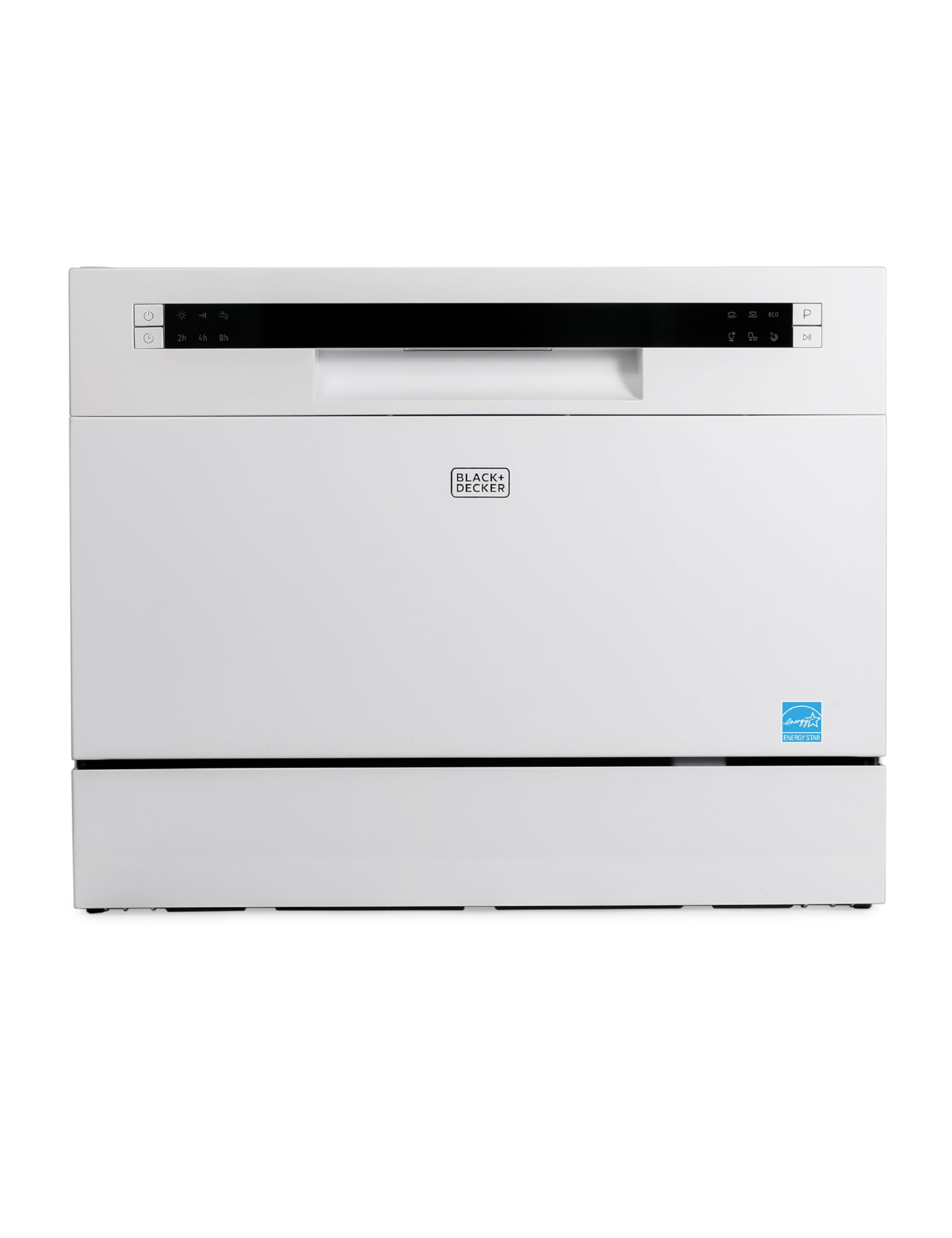 BLACK+DECKER BCD6W 6 Place Setting ENERGY STAR Portable Compact Countertop Dishwasher