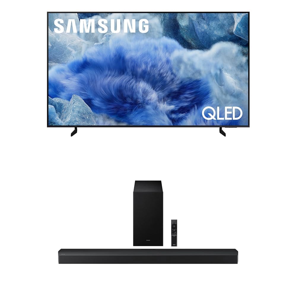 Samsung 32-Inch Class QLED Q8F 4K UHD Smart TV (2025 Model) Q4 AI Processor, 100% Color Volume with Quantum Dot, AirSlim Design, Endless Free Content, Samsung Vision AI, Alexa Built-in