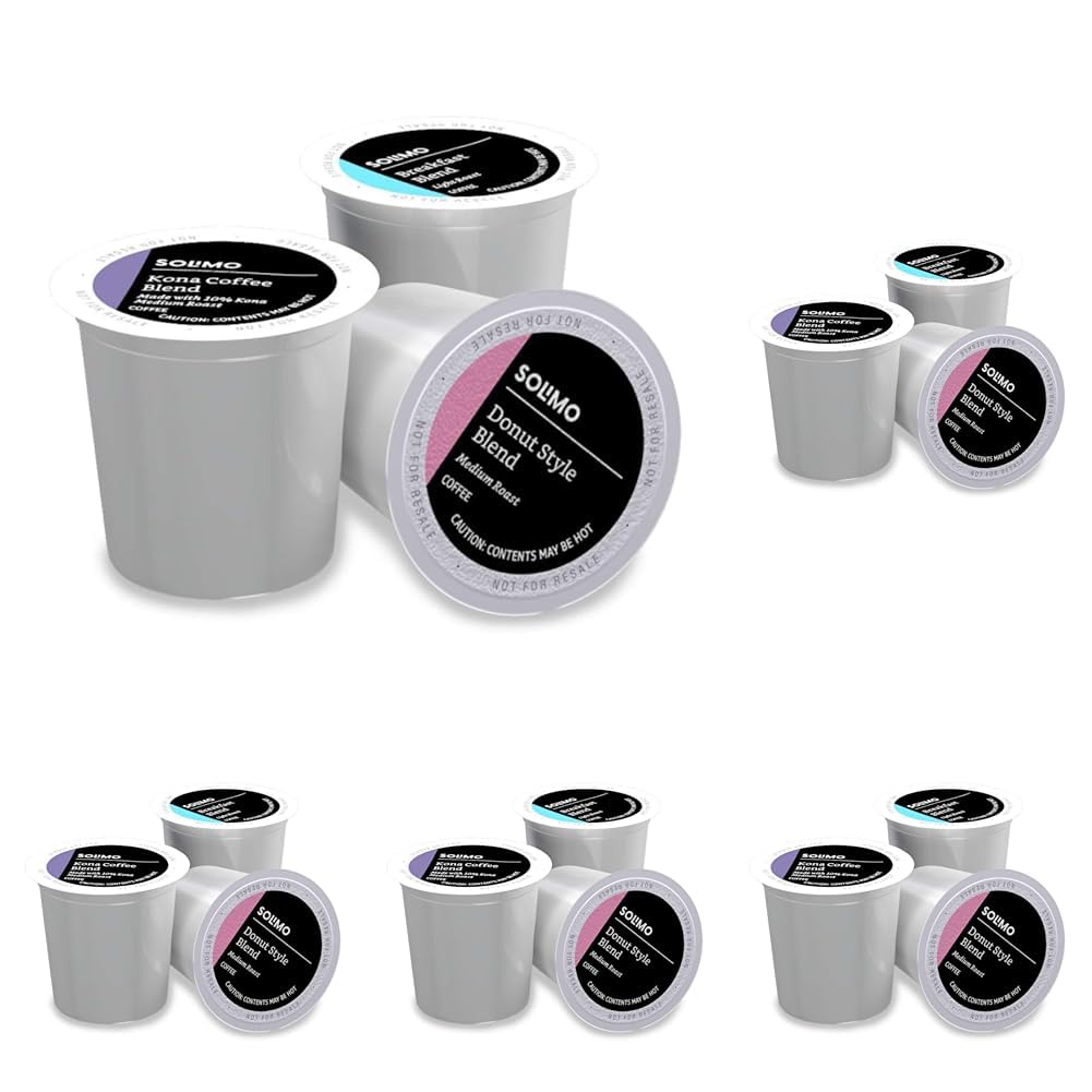 Amazon Brand - Solimo Dark Roast Coffee Pods, Compatible with Keurig 2.0 K-Cup Brewers 100 Count(Pack of 1)