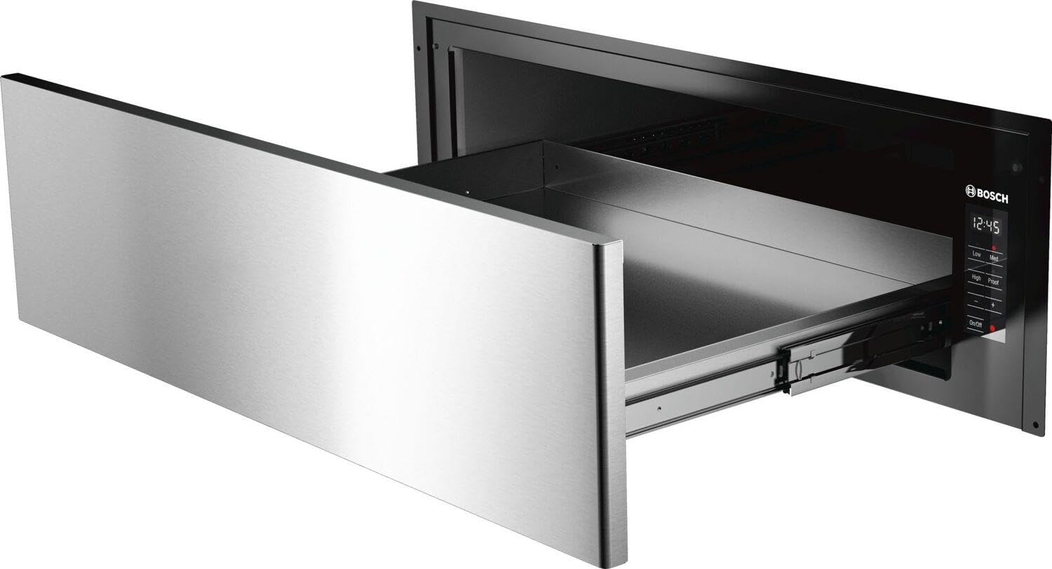 Bosch 500 Series 30 in. 2.2 cu. ft. Electric Warming Drawer in Stainless Steel HWD5051UC