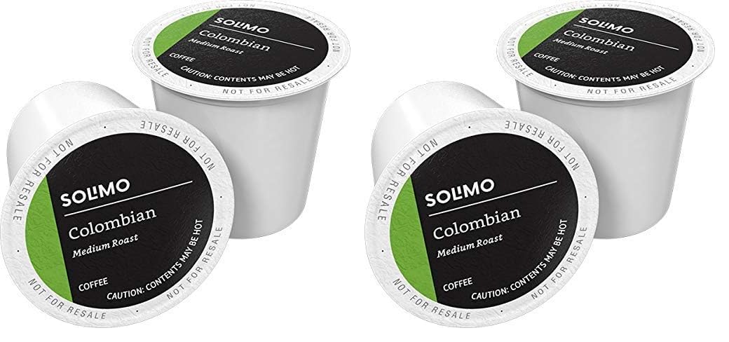 Amazon Brand - Solimo Dark Roast Coffee Pods, Compatible with Keurig 2.0 K-Cup Brewers 100 Count(Pack of 1)