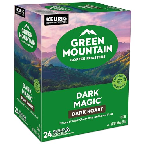 Green Mountain Coffee Roasters Dark Magic Keurig Single-Serve K-Cup Pods, Dark Roast Coffee, 72 Count