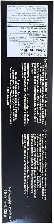 Nespresso Capsules Vertuo, Odacio, Medium Roast Coffee, 30-Count Coffee Pods, Brews 7.8oz