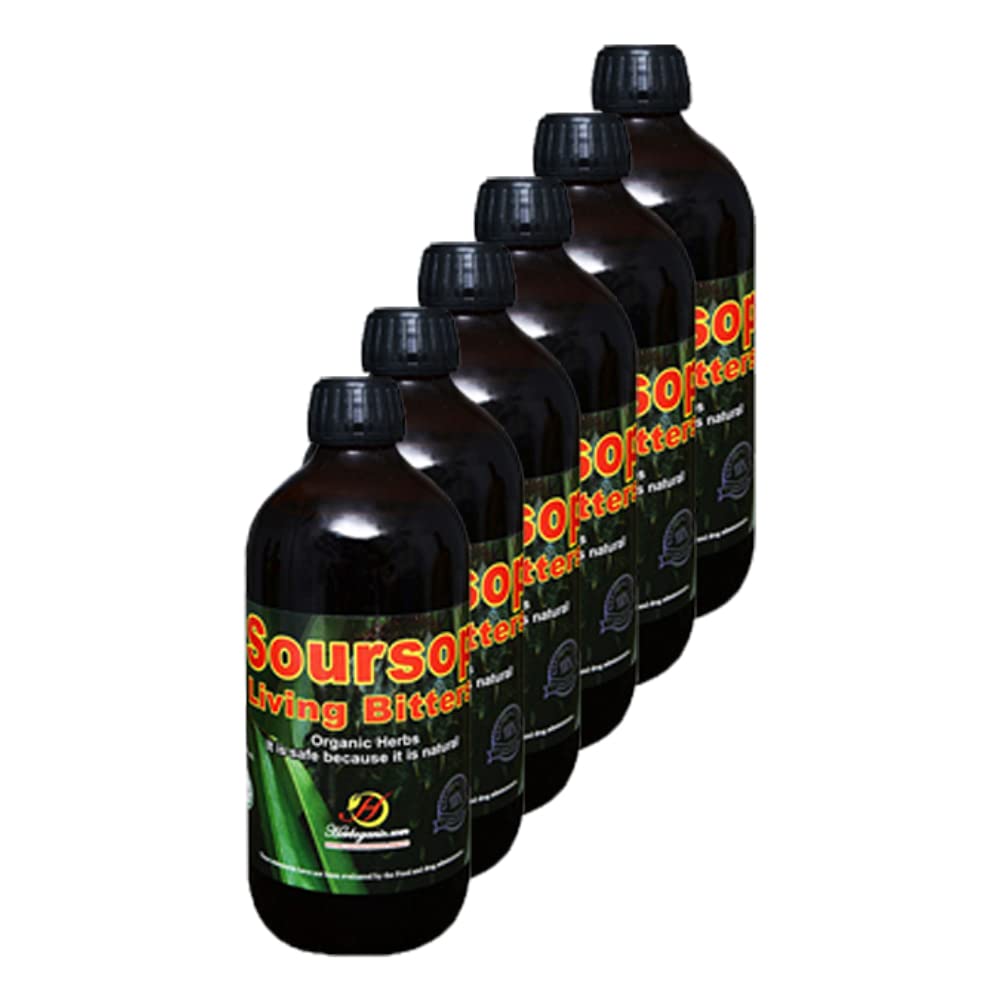 Herboganic Soursop Bitters Liquid | Natural Living Bitters for overall wellness 16 OZ | Soursop Bitters
