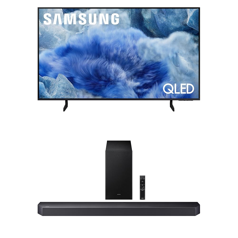 Samsung 32-Inch Class QLED Q8F 4K UHD Smart TV (2025 Model) Q4 AI Processor, 100% Color Volume with Quantum Dot, AirSlim Design, Endless Free Content, Samsung Vision AI, Alexa Built-in