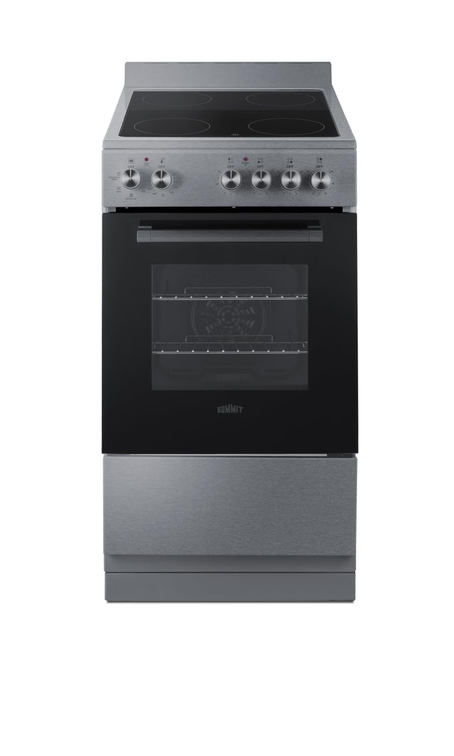 Summit 24” Electric Smooth Top Range, Large 2.44 cu.ft. oven. ADA Compliant, White- REXT24W
