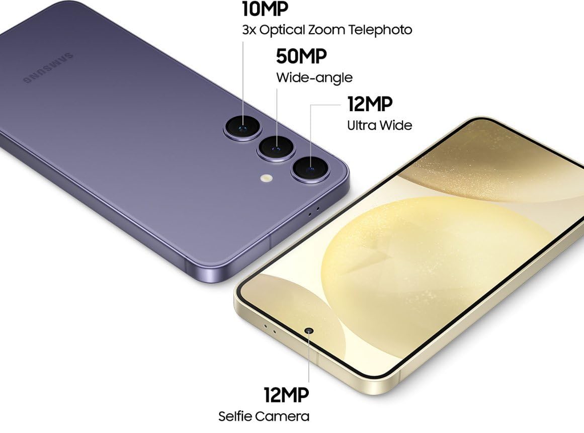 Samsung Galaxy S24 5G, US Version, 128GB, Onyx Black - Unlocked (Renewed)