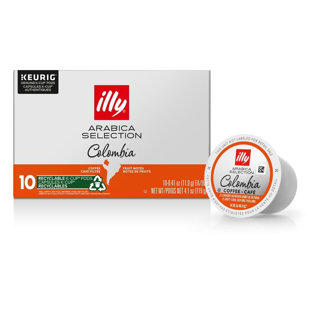 Illy Coffee K Cups - Pods For Keurig Machines – Classico Roast - Caramel, Orange Blossom & Jasmine - Mild, Flavorful & Balanced Flavor - No Preservatives – 32 Count