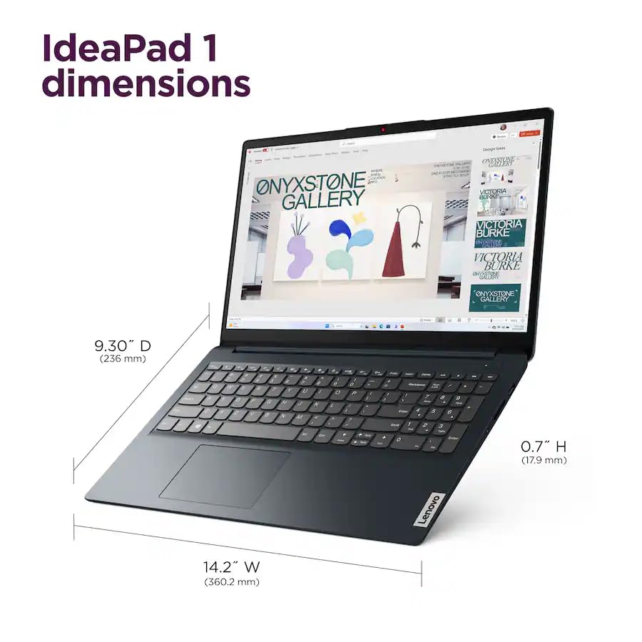 Lenovo IdeaPad 3i Chromebook, 15.6” FHD Display, Intel Celeron N4500, 8GB RAM, 64GB eMMC, 1920x1080 px, 720p Camera, Chrome OS, Abyss Blue