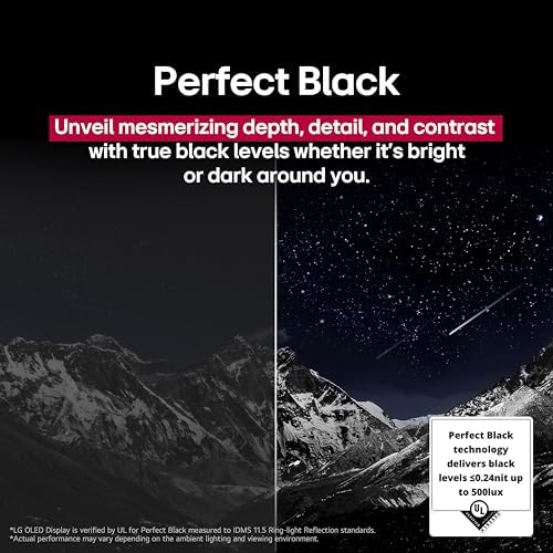 LG 65-Inch Class OLED evo AI 4K C5 Series Smart TV w/Dolby Atmos, Dolby Vision, HDR10, AI Super Upscaling 4K, Filmmaker Mode, Wow Orchestra, Alexa Built-in (OLED65C5PUA, 2025)