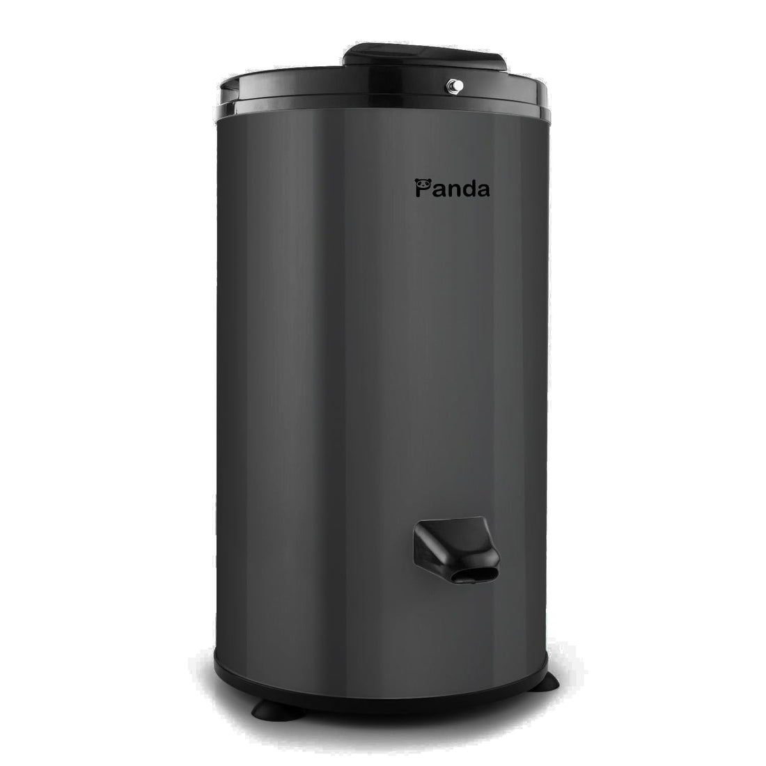 Panda 3200 RPM Portable Spin Dryer – 22lbs Capacity, Stainless Steel Drum & Outer Case, 110V – Sleek Dark Gray