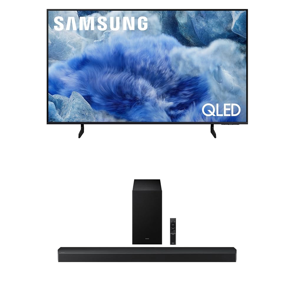 Samsung 32-Inch Class QLED Q8F 4K UHD Smart TV (2025 Model) Q4 AI Processor, 100% Color Volume with Quantum Dot, AirSlim Design, Endless Free Content, Samsung Vision AI, Alexa Built-in