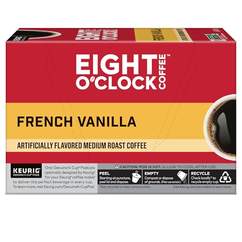 Eight O'Clock Coffee The Original, Single-Serve Keurig K-Cup Pods, Medium Roast Coffee Pods, 72 Count