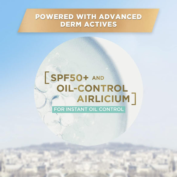 L’Oréal Paris UV Defender Serum Protector Sunscreen SPF 50 PA+++, Matte & Fresh, 50 ml (Pack of 1) ht Matte Sunscreen For Oily Skin | UVA & UVB Protection, 50 ml