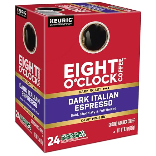 Eight O'Clock Coffee The Original, Single-Serve Keurig K-Cup Pods, Medium Roast Coffee Pods, 72 Count