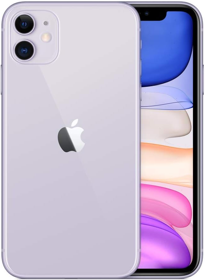 Apple iPhone 11, 64GB, Black - Unlocked (Renewed)