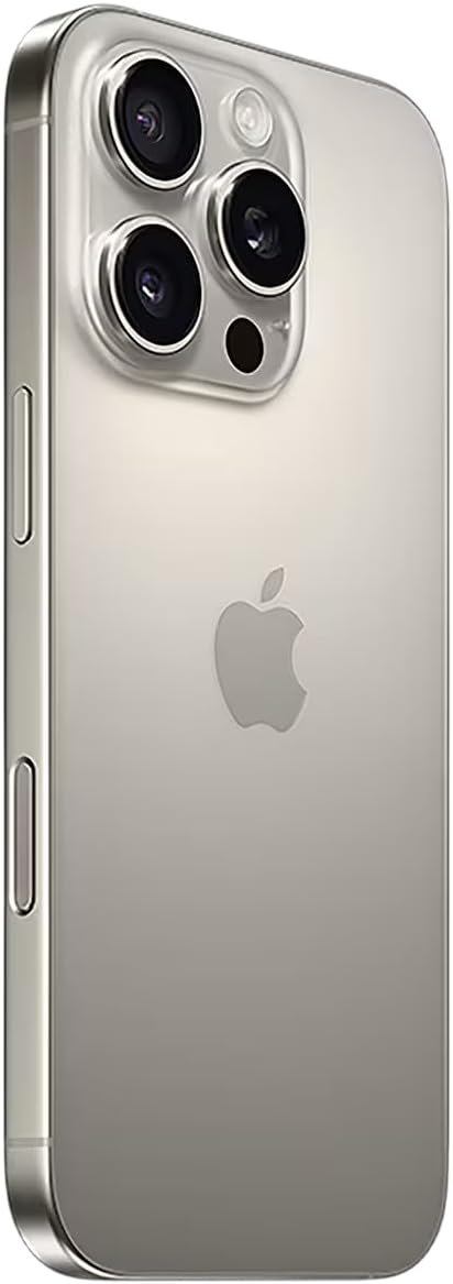 Apple iPhone 16 Pro, US Version, 128GB, Black Titanium - Unlocked (Renewed Premium)