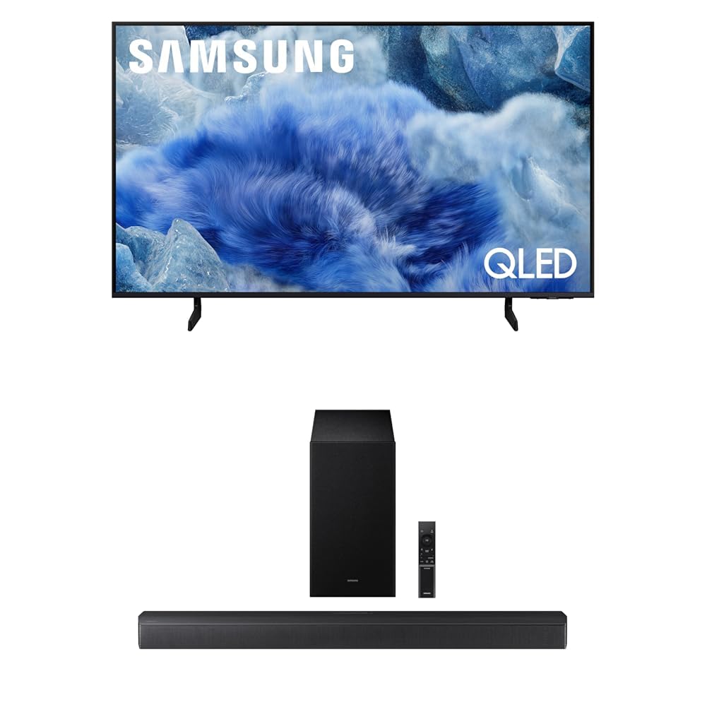 Samsung 32-Inch Class QLED Q8F 4K UHD Smart TV (2025 Model) Q4 AI Processor, 100% Color Volume with Quantum Dot, AirSlim Design, Endless Free Content, Samsung Vision AI, Alexa Built-in