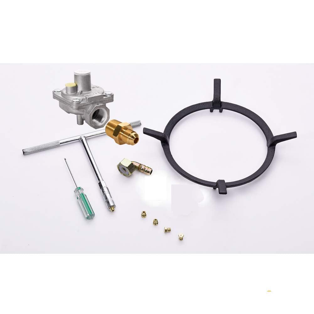 Deli-kit 34 Inch Gas Cooktop Dual Fuel Sealed 5 Burners Stainless Steel Drop-In Gas Hob DK258-A08 Gas Cooker