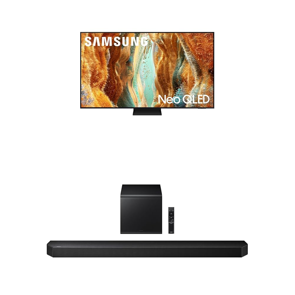 Samsung 85-Inch Class Neo QLED QN70F 4K Mini LED Smart TV (2025 Model) NQ4 AI Gen2 Processor, Quantum Matrix Technology Slim, Motion Xcelerator 144Hz, Samsung Vision AI, Alexa Built-in