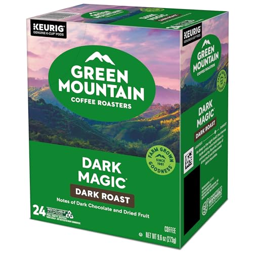 Green Mountain Coffee Roasters Dark Magic Keurig Single-Serve K-Cup Pods, Dark Roast Coffee, 72 Count