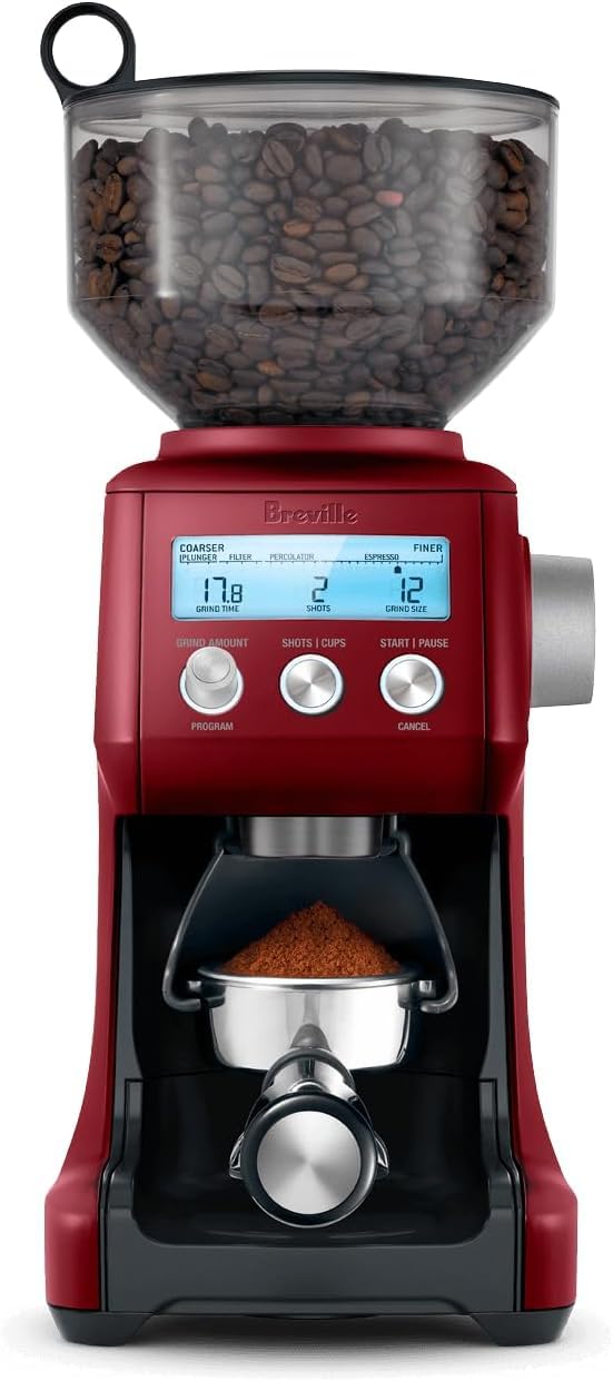 Breville BCG820BSS Smart Grinder Pro for Coffee and Espresso, Brushed Stainless Steel